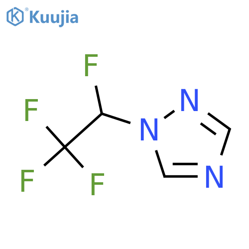 1H-1,2,4-TRIAZOLE, 1-(1,2,2,2-TETRAFLUOROETHYL)- structure
