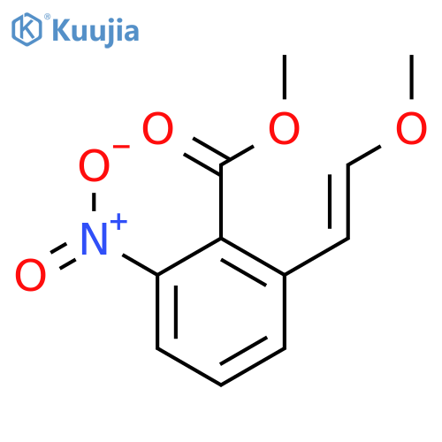 2-(2-Methoxyvinyl)-6-nitrobenzoic Acid Methyl Ester structure