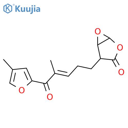 2,6-Dioxabicyclo[3.1.0]hexan-3-one, 4-[4-methyl-5-(4-methyl-2-furanyl)-5-oxo-3-pentenyl]- (9CI) structure