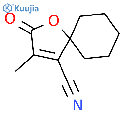 1-Oxaspiro[4.5]dec-3-ene-4-carbonitrile, 3-methyl-2-oxo- structure