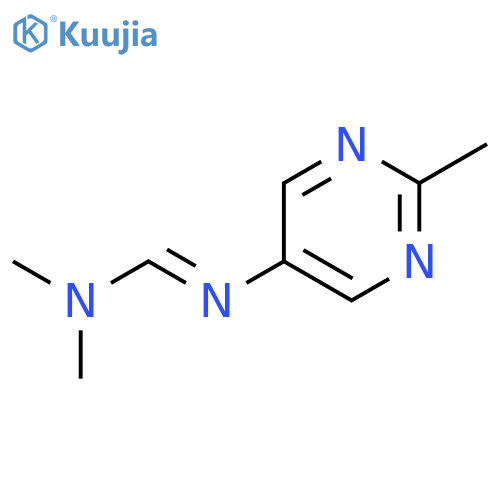 5-dimethylaminomethyleneamino-2-methylpyrimidine structure