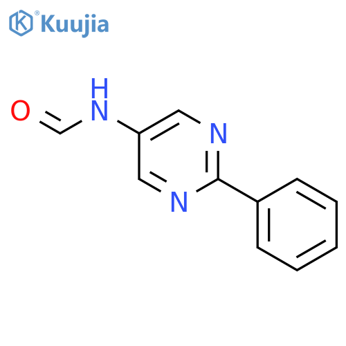 FORMAMIDE, N-(2-PHENYL-5-PYRIMIDINYL)- structure