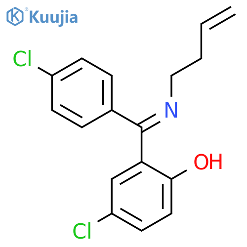 Phenol, 2-[(3-butenylimino)(4-chlorophenyl)methyl]-4-chloro- structure