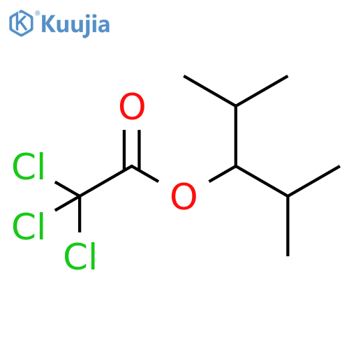 ACETIC ACID, TRICHLORO-, 2-METHYL-1-(1-METHYLETHYL)PROPYL ESTER structure