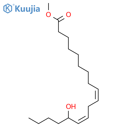 9,12-OCTADECADIENOIC ACID, 14-HYDROXY-, METHYL ESTER, (Z,Z)- structure