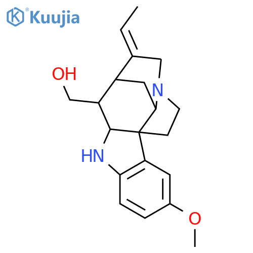 (12-ethylidene-10-methoxy-1,2,3a,4,5,6,6a,7-octahydro-3,5-ethano-pyrrolo[2,3-d]carbazol-6-yl)-methanol structure