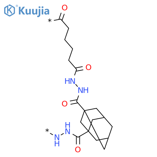 Poly[hydrazocarbonyltricyclo[3.3.1.13,7]decane-1,3-diylcarbonylhydrazo(1,6-dioxo-1,6-hexanediyl)] structure
