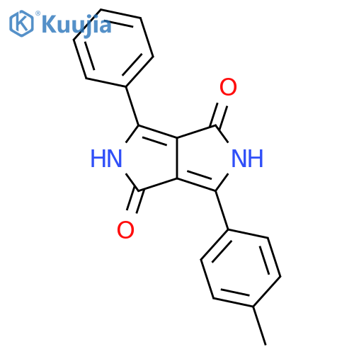 Pyrrolo[3,4-c]pyrrole-1,4-dione, 2,5-dihydro-3-(4-methylphenyl)-6-phenyl- structure