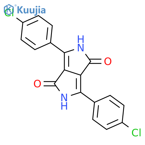 3,6-Bis(4-chlorophenyl)pyrrolo3,4-cpyrrole-1,4(2H,5H)-dione structure