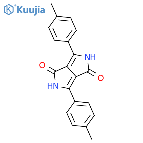Pyrrolo[3,4-c]pyrrole-1,4-dione,2,5-dihydro-3,6-bis(4-methylphenyl)- structure