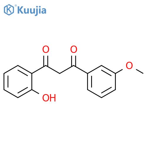 1,3-Propanedione, 1-(2-hydroxyphenyl)-3-(3-methoxyphenyl)- structure