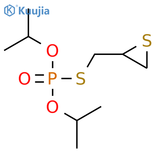 PHOSPHOROTHIOIC ACID, O,O-BIS(1-METHYLETHYL) S-(THIIRANYLMETHYL) ESTER structure