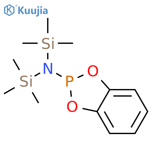 1,3,2-BENZODIOXAPHOSPHOL-2-AMINE, N,N-BIS(TRIMETHYLSILYL)- structure