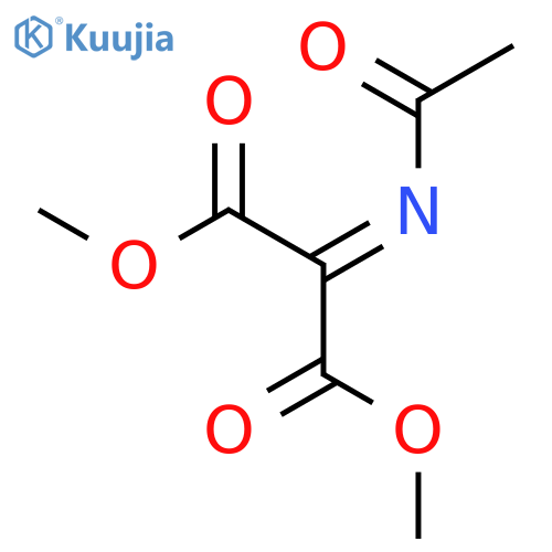 Propanedioic acid, (acetylimino)-, dimethyl ester structure