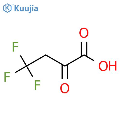 4,4,4-Trifluoro-2-oxobutanoic acid structure