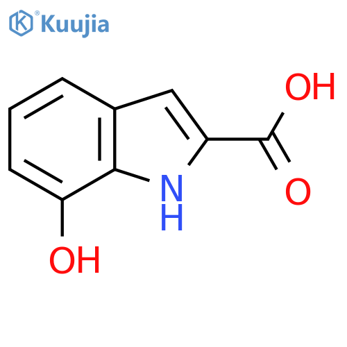 7-Hydroxy-1H-indole-2-carboxylic acid structure