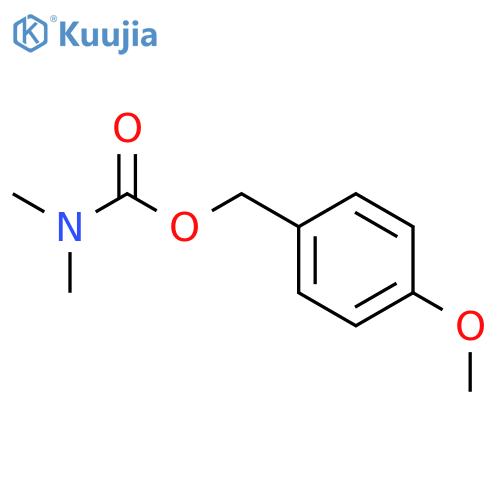 (4-Methoxyphenyl)methyl dimethylcarbamate structure