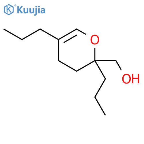 2H-Pyran-2-methanol,3,4-dihydro-2,5-dipropyl- structure