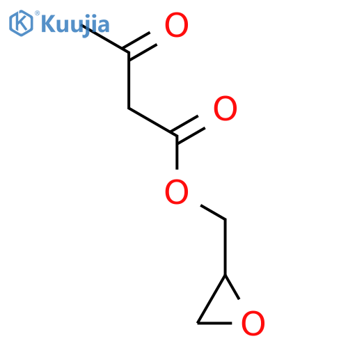 Butanoic acid, 3-oxo-,2-oxiranylmethyl ester structure