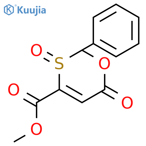 2-BUTENEDIOIC ACID, 2-(PHENYLSULFINYL)-, DIMETHYL ESTER, (Z)- structure
