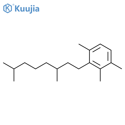 Benzene, 2-(3,7-dimethyloctyl)-1,3,4-trimethyl- structure