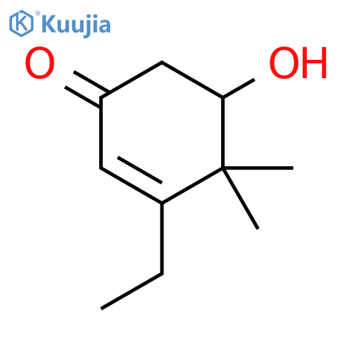 2-Cyclohexen-1-one, 3-ethyl-5-hydroxy-4,4-dimethyl- structure