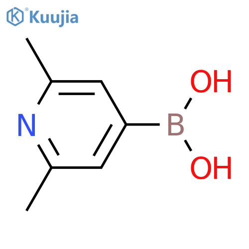(2,6-Dimethylpyridin-4-yl)boronic acid structure