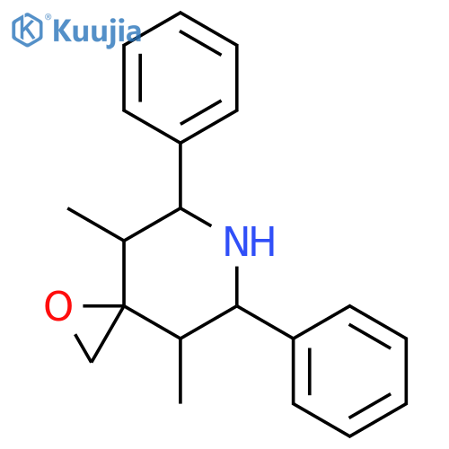 1-OXA-6-AZASPIRO[2.5]OCTANE, 4,8-DIMETHYL-5,7-DIPHENYL- structure