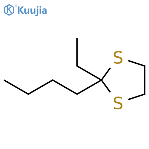 1,3-Dithiolane, 2-butyl-2-ethyl- structure