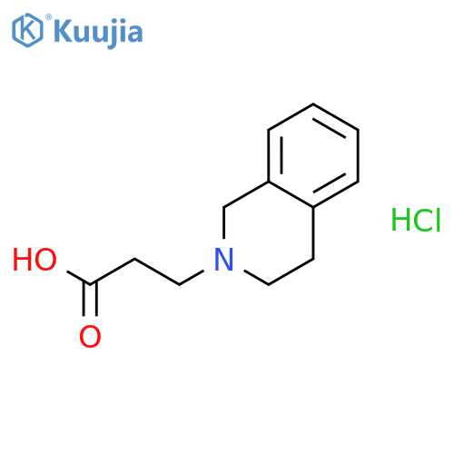 3-(1,2,3,4-Tetrahydroisoquinoline-2-yl)propionic Acid Hydrochloride structure