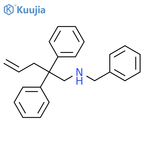 Benzeneethanamine, β-phenyl-N-(phenylmethyl)-β-2-propen-1-yl- structure