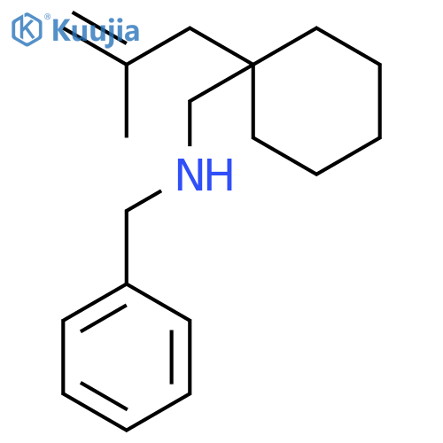 BENZENEMETHANAMINE, N-[[1-(2-METHYL-2-PROPENYL)CYCLOHEXYL]METHYL]- structure