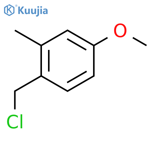1-(chloromethyl)-4-methoxy-2-methylbenzene structure