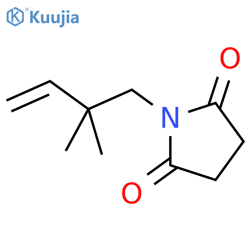 1-(2,2-dimethyl-3-buten-1-yl)-2,5-Pyrrolidinedione structure