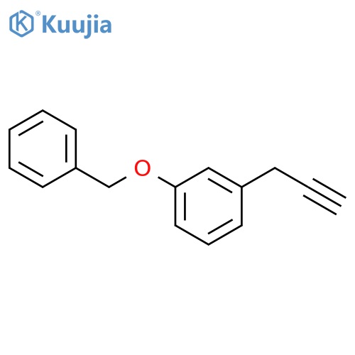 1-(benzyloxy)-3-(prop-2-yn-1-yl)benzene structure