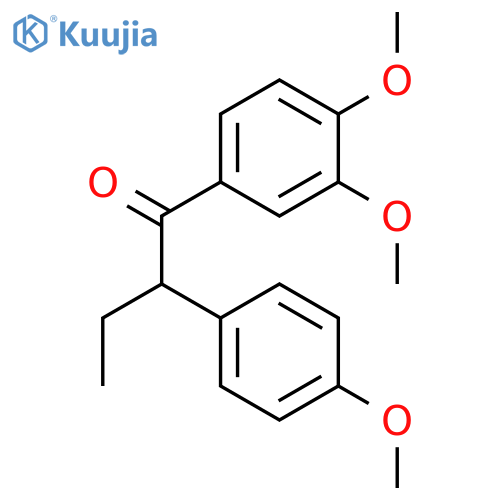 1-Butanone, 1-(3,4-dimethoxyphenyl)-2-(4-methoxyphenyl)- structure