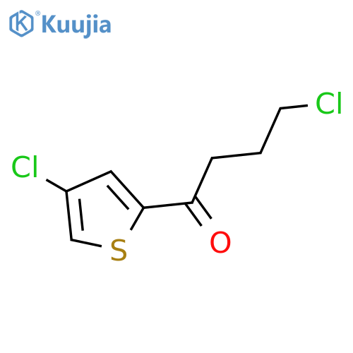 1-BUTANONE, 4-CHLORO-1-(4-CHLORO-2-THIENYL)- structure