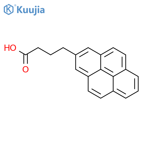 2-Pyrenebutanoic acid structure
