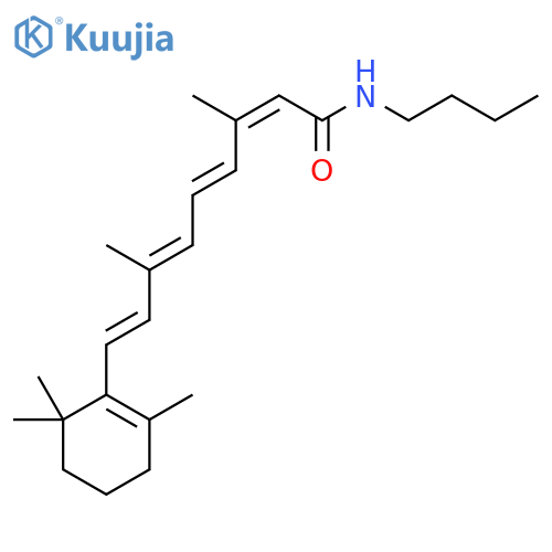 (2Z,4E,6E,8E)-N-Butyl-3,7-dimethyl-9-(2,6,6-trimethylcyclohexen-1-yl)nona-2,4,6,8-tetraenamide structure