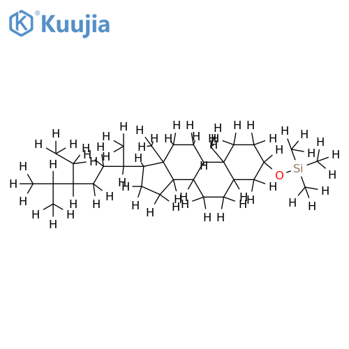 24-beta-Ethylcholestanoltrimethylsilylaether structure