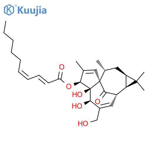 3-O-(2'E,4'Z-Decadienoyl)ingenol structure