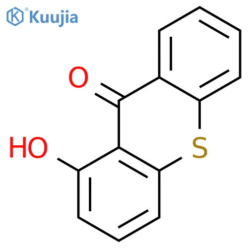 9H-Thioxanthen-9-one,1-hydroxy- structure
