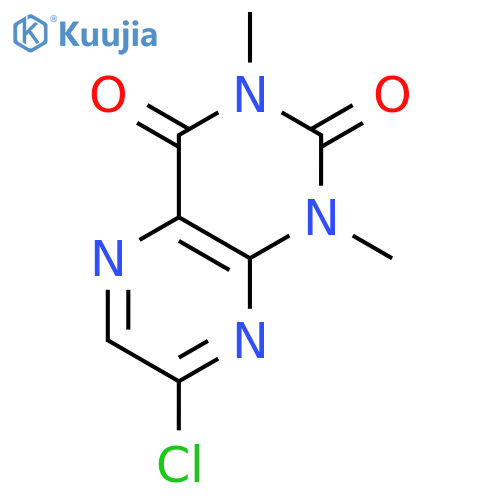 2,4(1H,3H)-Pteridinedione, 7-chloro-1,3-dimethyl- structure