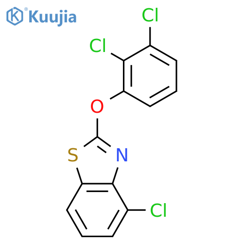 Benzothiazole,4-chloro-2-(2,3-dichlorophenoxy)- structure