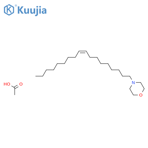 4-((Z)-Octadec-9-enyl)morpholinium acetate structure