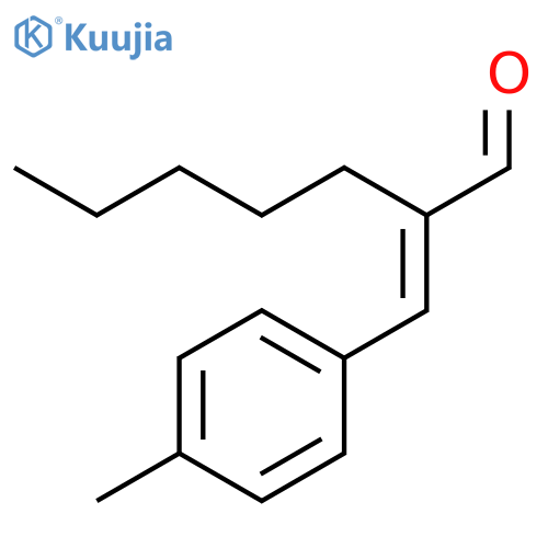 Heptanal,2-[(4-methylphenyl)methylene]- structure