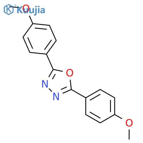 1,3,4-Oxadiazole,2,5-bis(4-methoxyphenyl)- structure