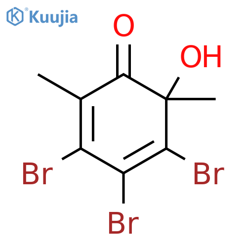 2,4-Cyclohexadien-1-one, 3,4,5-tribromo-6-hydroxy-2,6-dimethyl- structure