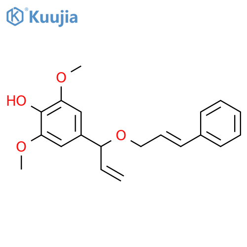 PHENOL, 2,6-DIMETHOXY-4-[1-[(3-PHENYL-2-PROPENYL)OXY]-2-PROPENYL]- structure