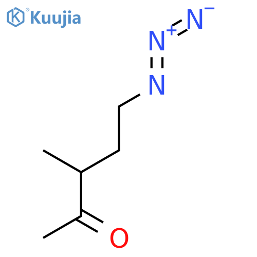 2-PENTANONE, 5-AZIDO-3-METHYL- structure